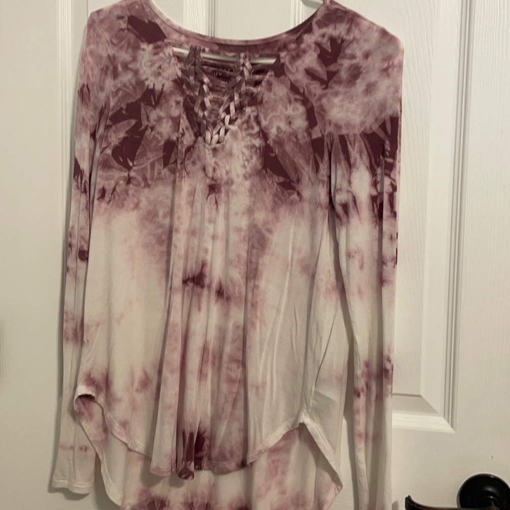 Purple and white marble top